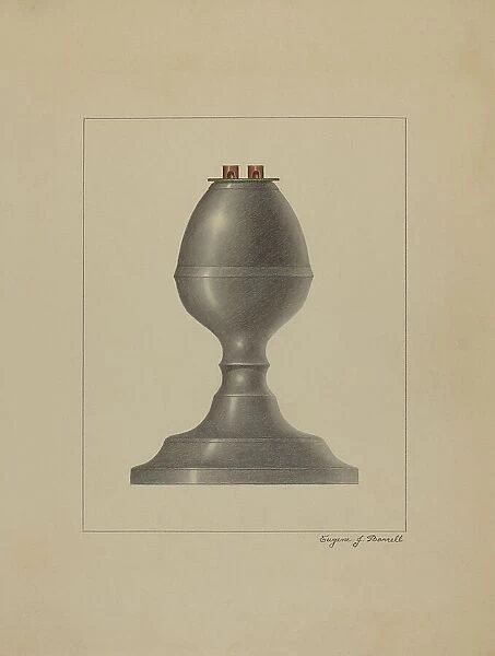 Lamp, 1935 / 1942. Creator: Eugene Barrell