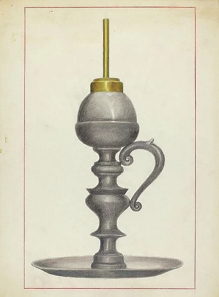 Lamp, 1935 / 1942. Creator: Joseph Leboit