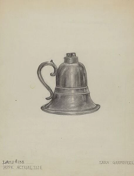 Lamp, 1935 / 1942. Creator: Sara Garfinkel
