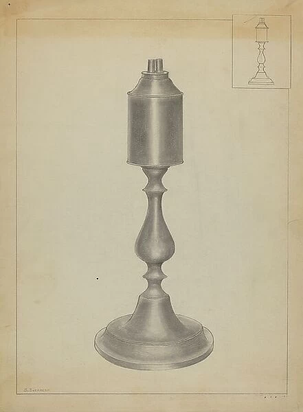Lamp, 1935 / 1942. Creators: Salvatore Borrazzo, Sara Garfinkel