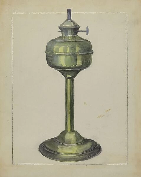 Lamp, 1936. Creator: Hester Duany
