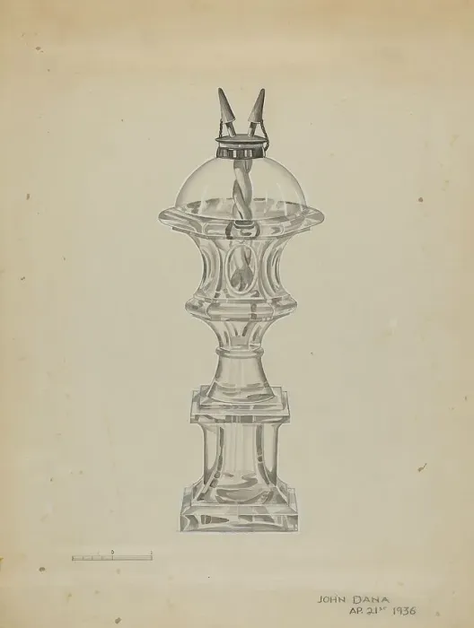 Framed Print : Lamp, 1936. Creator: John Dana Framed Print : Lamp, 1936. Creator: John Dana