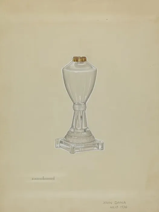 Framed Print : Lamp, 1936. Creator: John Dana Framed Print : Lamp, 1936. Creator: John Dana
