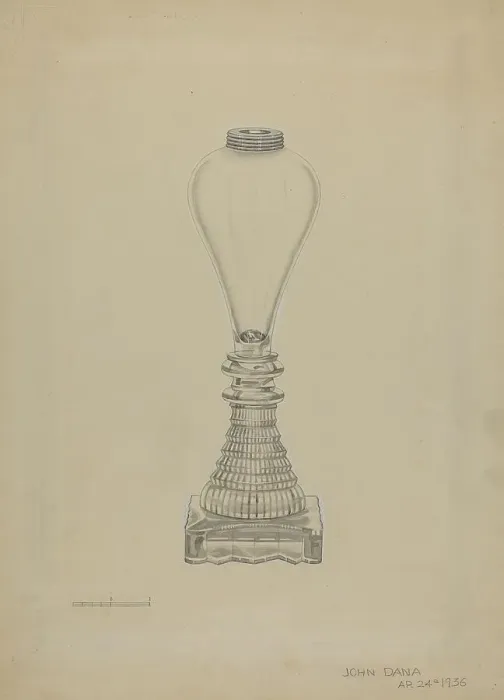 Framed Print : Lamp, 1936. Creator: John Dana Framed Print : Lamp, 1936. Creator: John Dana