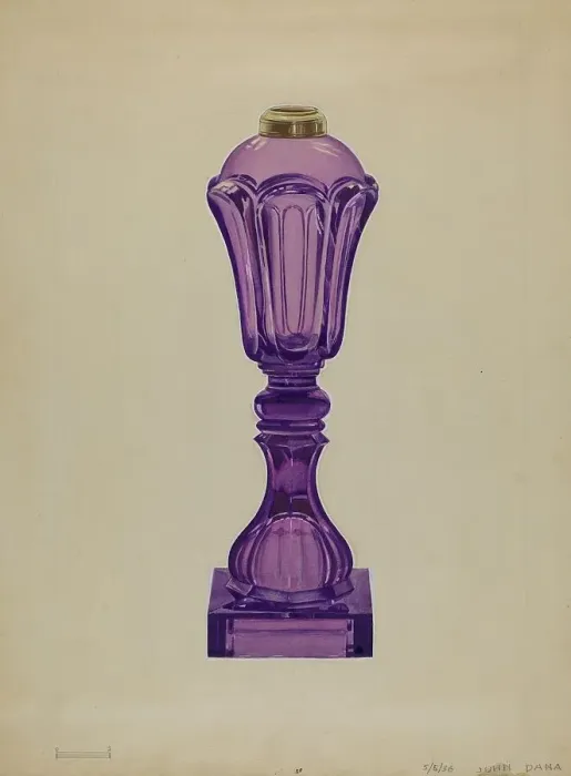 Framed Print : Lamp, 1938. Creator: John Dana Framed Print : Lamp, 1938. Creator: John Dana