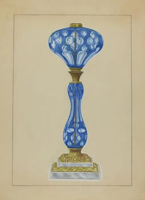 Framed Print : Lamp, 1940. Creator: John Dana Framed Print : Lamp, 1940. Creator: John Dana