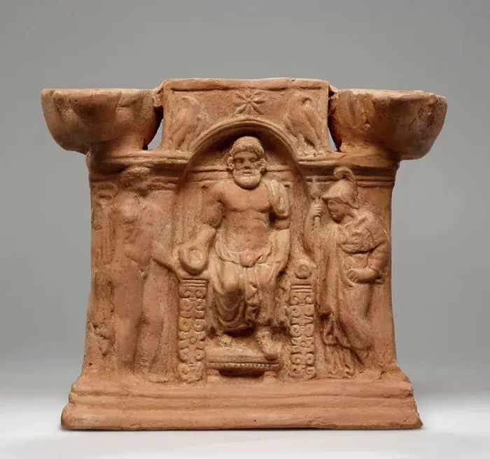 Framed Print : Lamp, 1st century A.D. Creator: Unknown Framed Print : Lamp, 1st century A.D. Creator: Unknown
