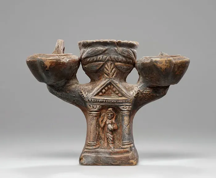 Framed Print : Lamp, 2nd century A.D. Creator: Unknown Framed Print : Lamp, 2nd century A.D. Creator: Unknown
