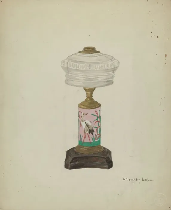 Framed Print : Lamp Base, 1935 / 1942. Creator: Willoughby Ions Framed Print : Lamp Base, 1935 / 1942. Creator: Willoughby Ions