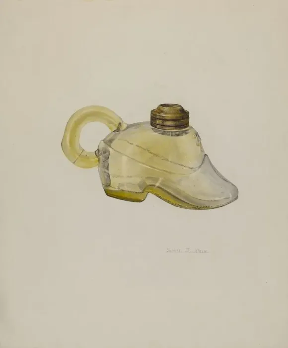 Framed Print : Lamp Base, 1939. Creator: Samuel O. Klein Framed Print : Lamp Base, 1939. Creator: Samuel O. Klein