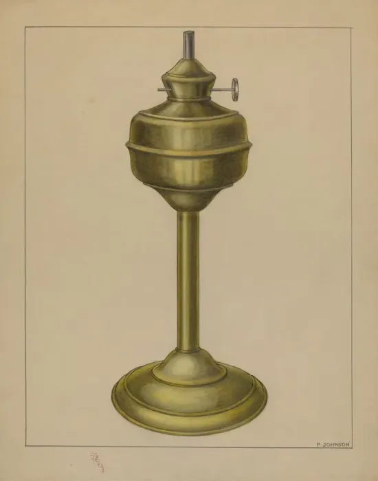 Framed Print : Lamp, c. 1935. Creator: Philip Johnson Framed Print : Lamp, c. 1935. Creator: Philip Johnson