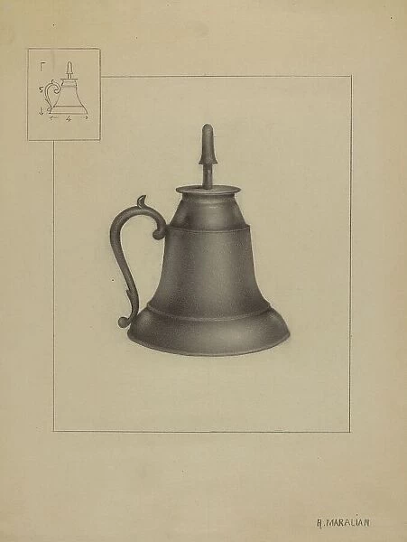 Lamp, c. 1936. Creator: Arsen Maralian