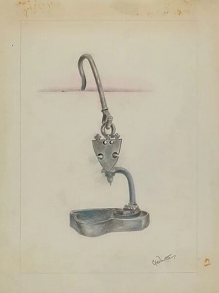 Lamp, c. 1936. Creator: Charlotte Winter