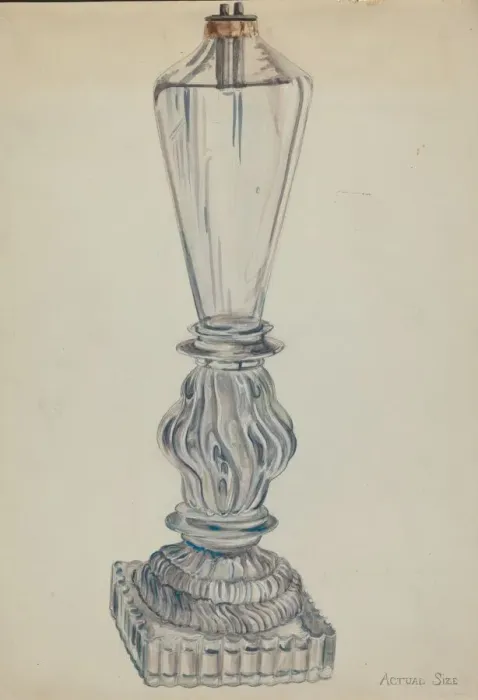 Framed Print : Lamp, c. 1936. Creator: Ella Josephine Sterling Framed Print : Lamp, c. 1936. Creator: Ella Josephine Sterling