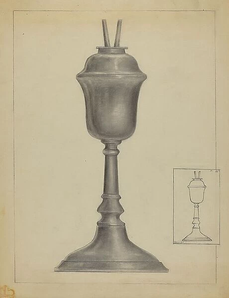 Lamp, c. 1936. Creator: George Nelson