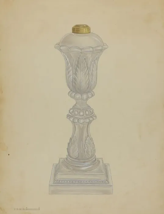 Framed Print : Lamp, c. 1936. Creator: Gertrude Lemberg Framed Print : Lamp, c. 1936. Creator: Gertrude Lemberg