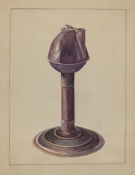 Lamp, c. 1936. Creator: Hester Duany