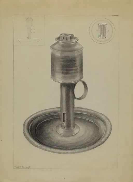 Framed Print : Lamp, c. 1936. Creator: Hester Duany Framed Print : Lamp, c. 1936. Creator: Hester Duany