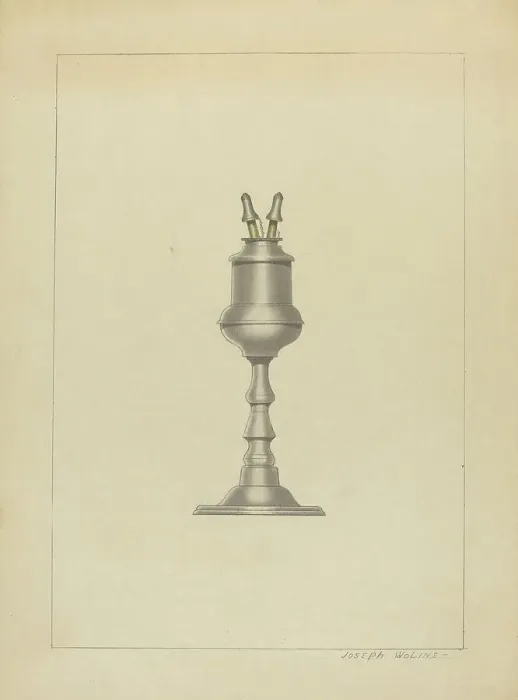 Framed Print : Lamp, c. 1936. Creator: Joseph Wolins Framed Print : Lamp, c. 1936. Creator: Joseph Wolins