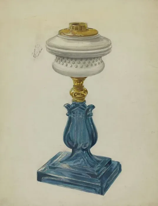 Framed Print : Lamp, c. 1936. Creator: Marcus Moran Framed Print : Lamp, c. 1936. Creator: Marcus Moran