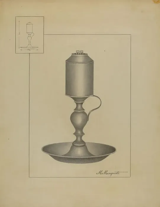 Framed Print : Lamp, c. 1936. Creator: Matthew Mangiacotti Framed Print : Lamp, c. 1936. Creator: Matthew Mangiacotti