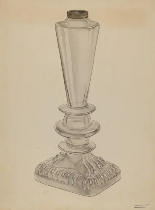Framed Print : Lamp, c. 1937. Creator: Frank Fumagalli Framed Print : Lamp, c. 1937. Creator: Frank Fumagalli