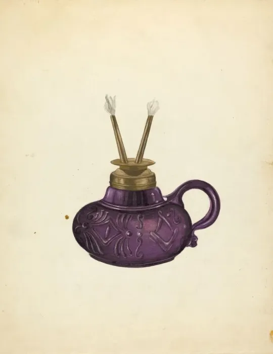 Framed Print : Lamp, c. 1937. Creator: John Fisk Framed Print : Lamp, c. 1937. Creator: John Fisk