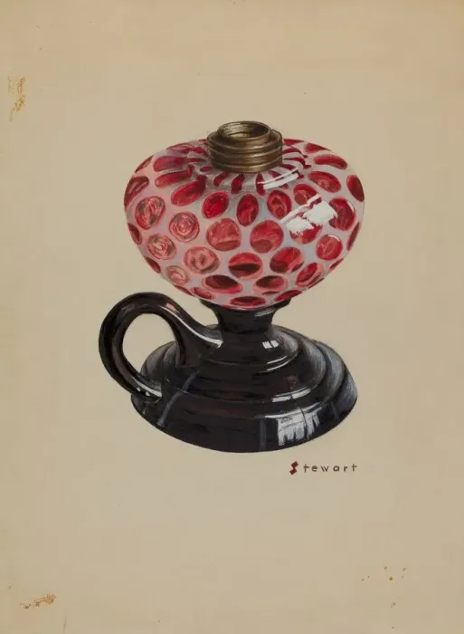 Framed Print : Lamp, c. 1937. Creator: Robert Stewart Framed Print : Lamp, c. 1937. Creator: Robert Stewart