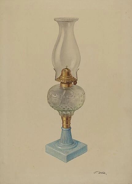 Lamp, c. 1938. Creator: Paul Ward
