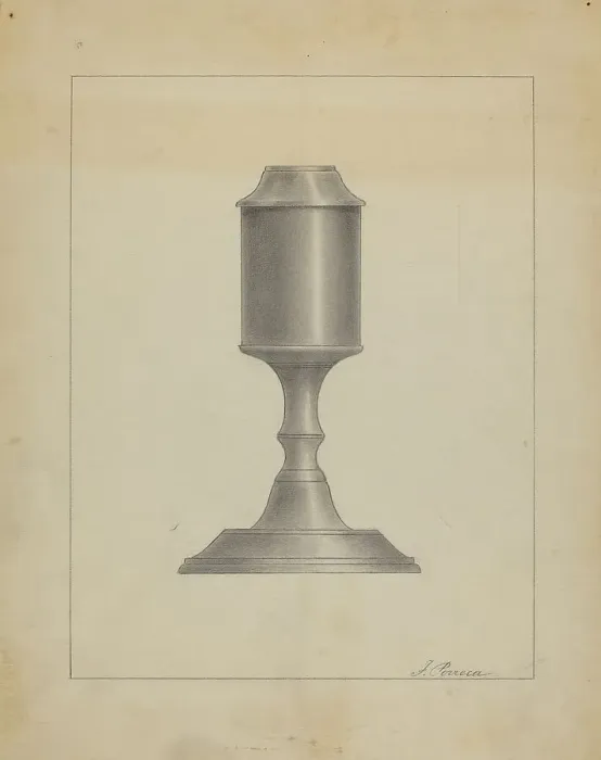Framed Print : Lamp, c. 1939. Creator: Filippo Porreca Framed Print : Lamp, c. 1939. Creator: Filippo Porreca