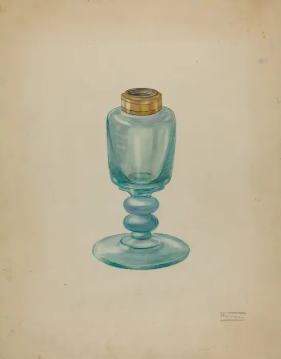 Framed Print : Lamp, c. 1940. Creator: Frank Fumagalli Framed Print : Lamp, c. 1940. Creator: Frank Fumagalli