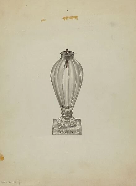 Lamp, c. 1940. Creator: John Dana
