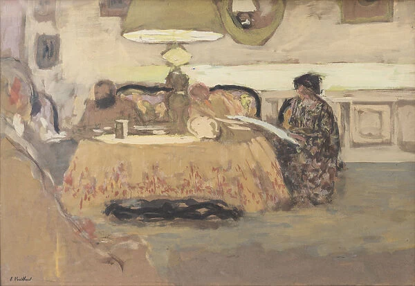 Lamp in an interior, 1909