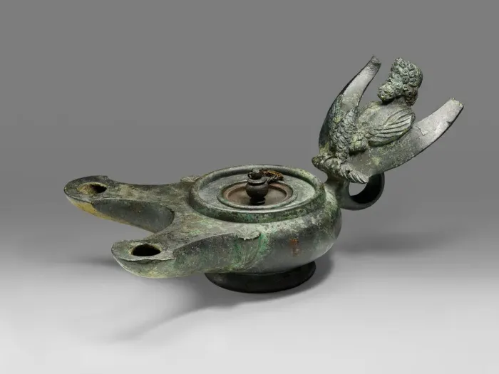 Framed Print : Lamp, Mid-1st century. Creator: Unknown Framed Print : Lamp, Mid-1st century. Creator: Unknown