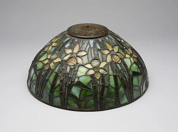 Lamp (shade), 1899  /  1909. Creators: Tiffany & Co, Tiffany Glass