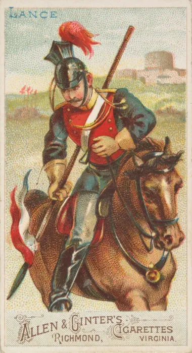 Framed Print : Lance, from the Arms of All Nations series (N3) for Allen & Ginter Cigarettes Brands Framed Print : Lance, from the Arms of All Nations series (N3) for Allen & Ginter Cigarettes Brands