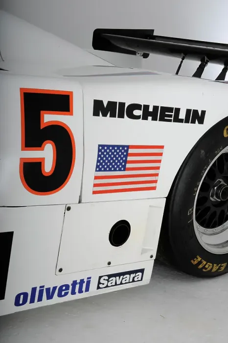 Framed Print : Lancia Martini Le Mans car chasis no 0007 1983. Artist: Simon Clay Framed Print : Lancia Martini Le Mans car chasis no 0007 1983. Artist: Simon Clay