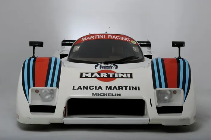Framed Print : Lancia Martini Le Mans car chasis no 0007 1983. Artist: Simon Clay Framed Print : Lancia Martini Le Mans car chasis no 0007 1983. Artist: Simon Clay