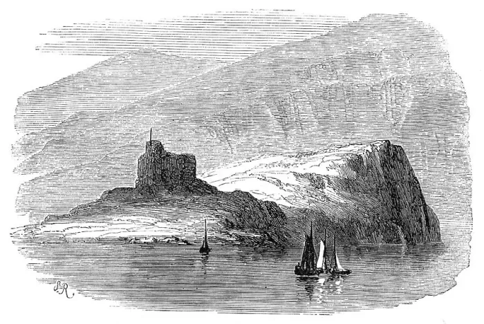 Framed Print : The Land of Lorne: Ardtornish Castle, 1871. Creator: Unknown Framed Print : The Land of Lorne: Ardtornish Castle, 1871. Creator: Unknown