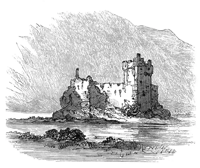 Framed Print : The Land of Lorne: Kilchurn Castle, Loch Awe, 1871. Creator: Unknown Framed Print : The Land of Lorne: Kilchurn Castle, Loch Awe, 1871. Creator: Unknown