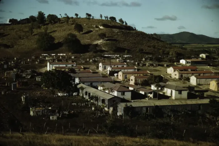 Framed Print : A land and utility municipal housing project, Ponce, Puerto Rico, 1941. Creator: Jack Delano Framed Print : A land and utility municipal housing project, Ponce, Puerto Rico, 1941. Creator: Jack Delano