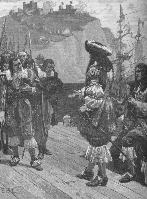 Framed Print : Landing of King Charles II at Dover, 1660 (1905) Framed Print : Landing of King Charles II at Dover, 1660 (1905)