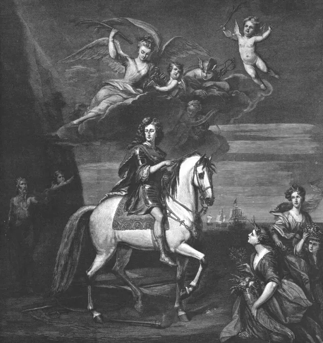 Framed Print : The Landing of King William III. After the Peace of Kyswick, 1697, 1888. Creator: Unknown Framed Print : The Landing of King William III. After the Peace of Kyswick, 1697, 1888. Creator: Unknown