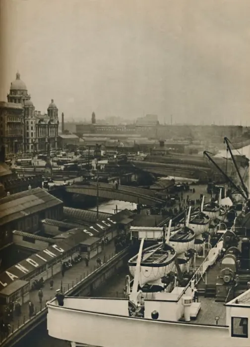Framed Print : The Landing Stage at Liverpool, 1936