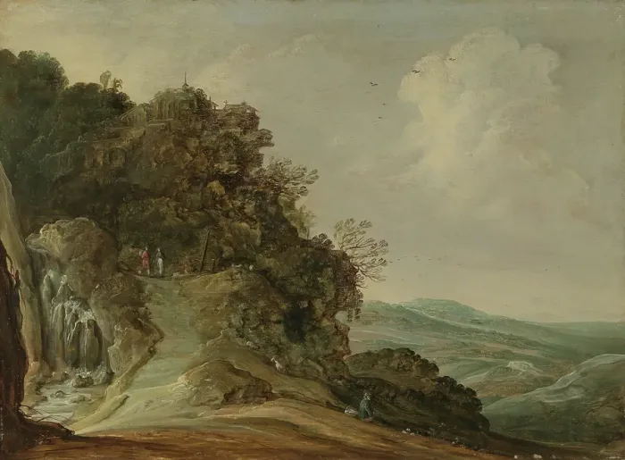 Framed Print : Landscape, 1631. Creator: Pieter Dircksz Santvoort Framed Print : Landscape, 1631. Creator: Pieter Dircksz Santvoort