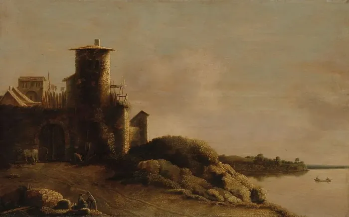 Framed Print : Landscape, 1633. Creator: Claude Jongh Framed Print : Landscape, 1633. Creator: Claude Jongh