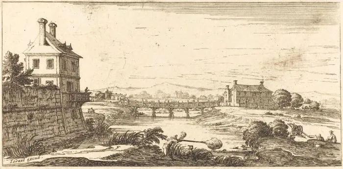 Framed Print : Landscape, 1635 or after. Creator: Unknown Framed Print : Landscape, 1635 or after. Creator: Unknown
