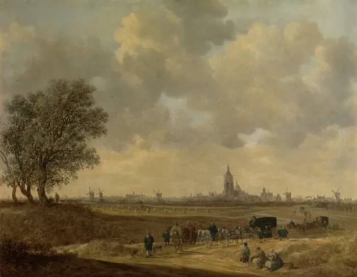Framed Print : Landscape, 1644. Creator: Jan van Goyen Framed Print : Landscape, 1644. Creator: Jan van Goyen