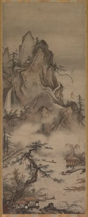 Framed Print : Landscape, 16th century. Creator: Jud? (Japanese, active 16th century) Framed Print : Landscape, 16th century. Creator: Jud? (Japanese, active 16th century)