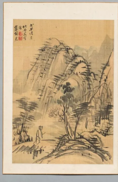 Framed Print : Landscape, 1798. Creator: Chikuseki Nagamachi (Japanese, 1747-1806) Framed Print : Landscape, 1798. Creator: Chikuseki Nagamachi (Japanese, 1747-1806)